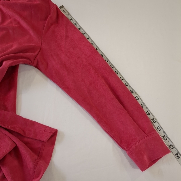 Ravel women's Hi/Lo back long sleeve button down pink shirt, size M - Picture 8 of 8